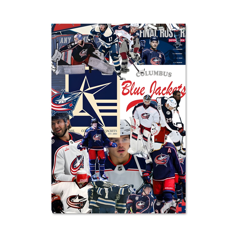 Poster Blue Jackets Legacy